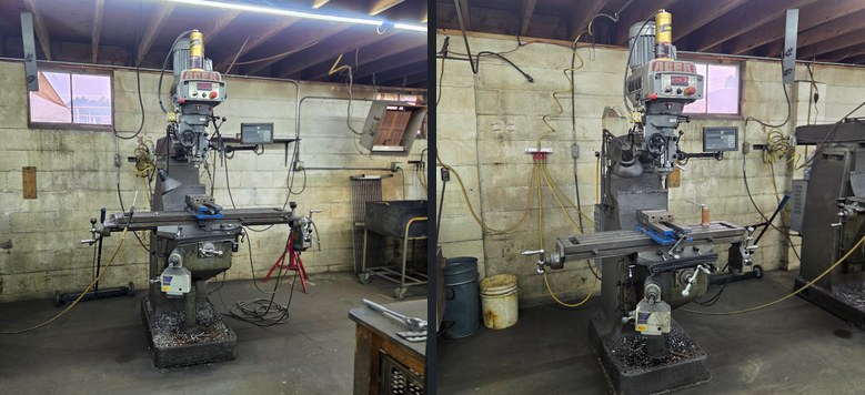 C.C. Ironworks Manual Mills — 42 in. x 24 in.
